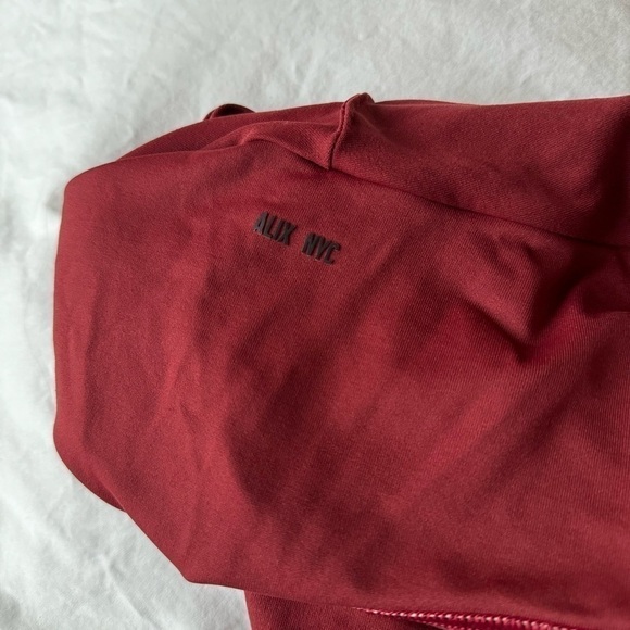 ALIX NYC Oliver Bodysuit in Crimson - Picture 11 of 13